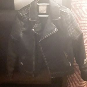 Kids  leatherlook Bike jacket
